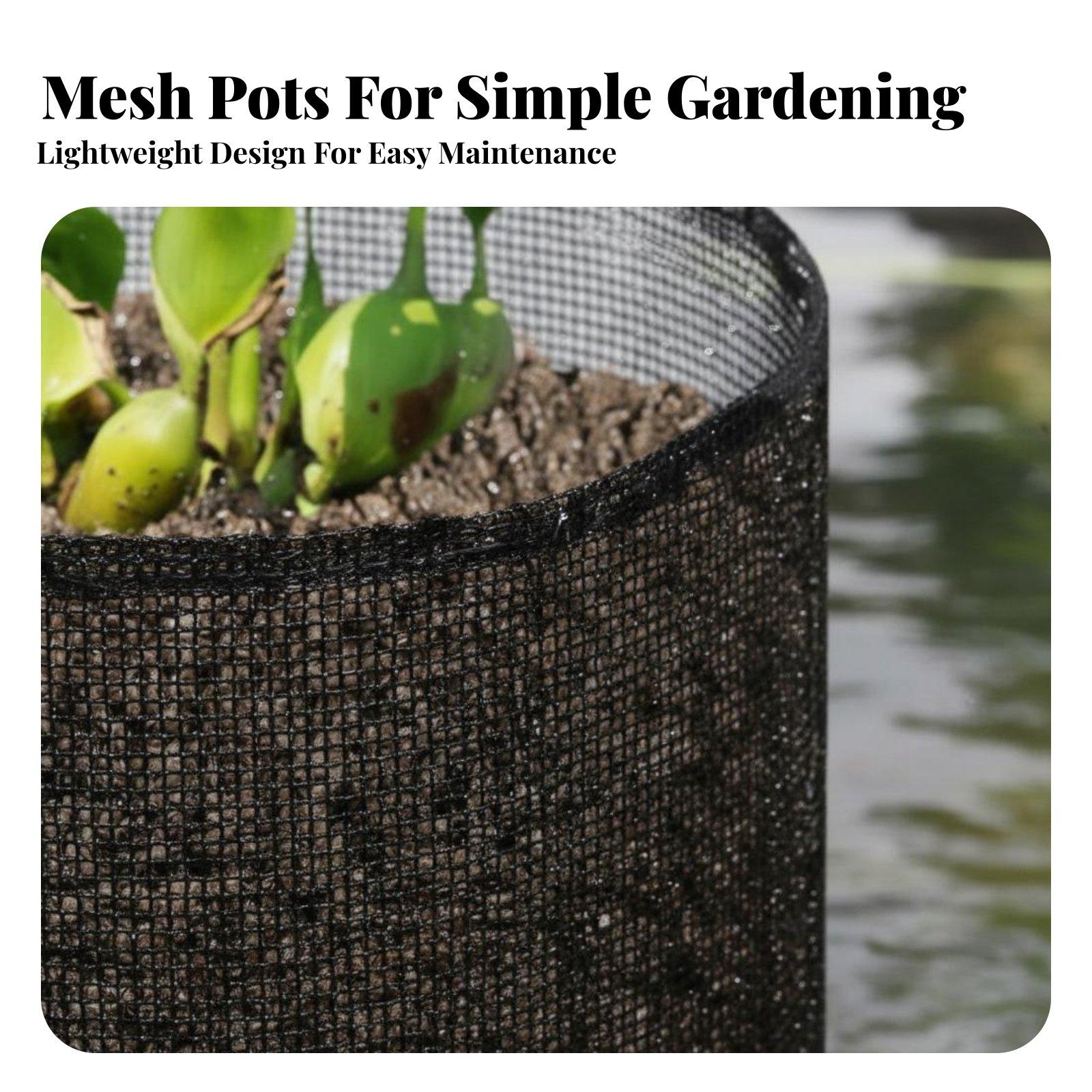 Grow Bag - 4 Parça Nilüfer Yetiştirme Saksıları Bitki