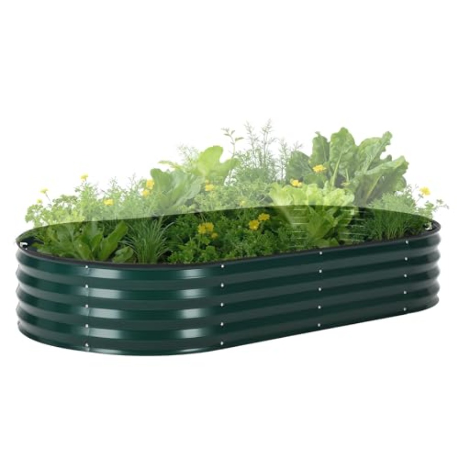 Raised Garden Bed - Dış mekan kullanımı için uygun, galvanizli