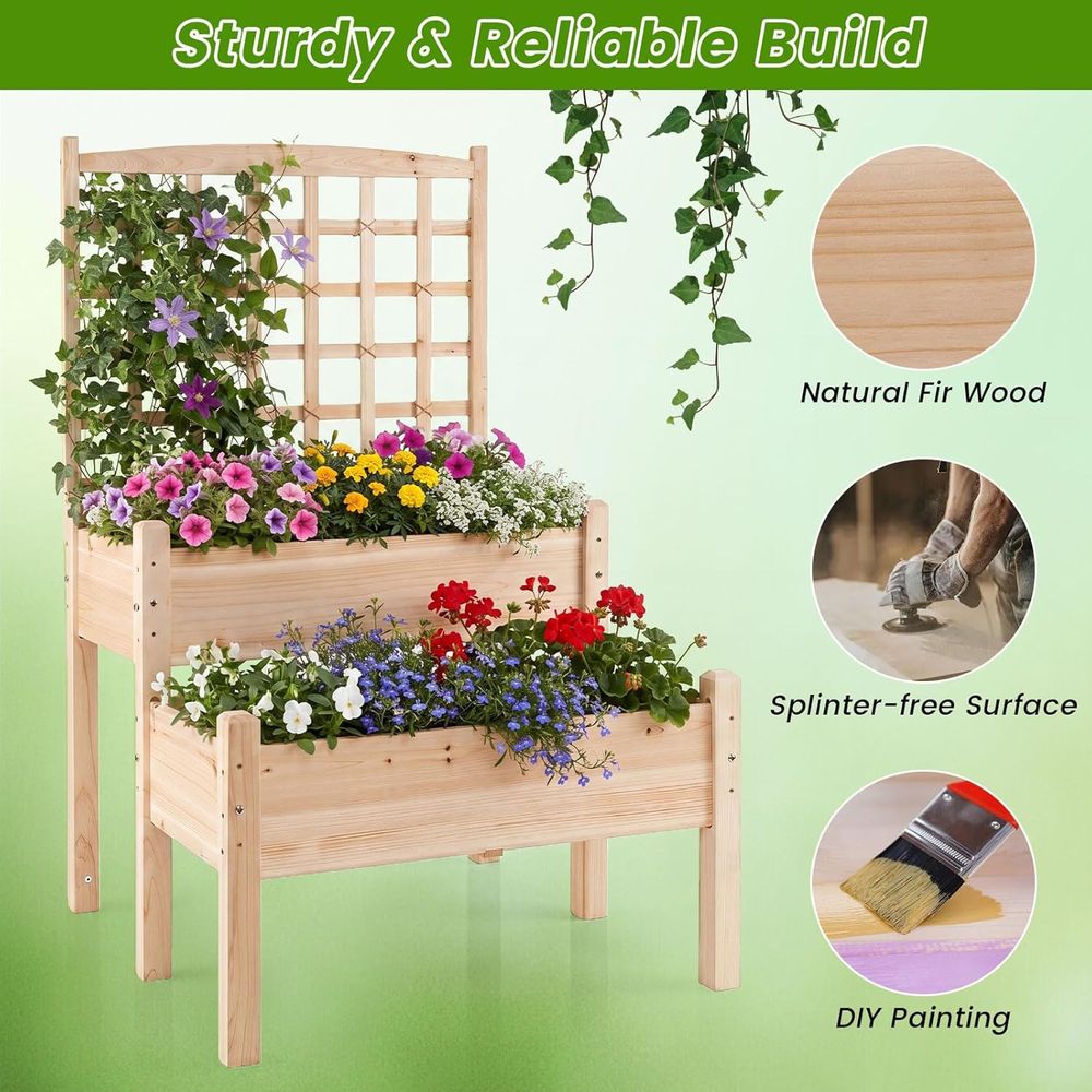 Çerçeveli Yükseltilmiş Bahçe Y - Raised Garden Bed incelemesi ve fiyatı