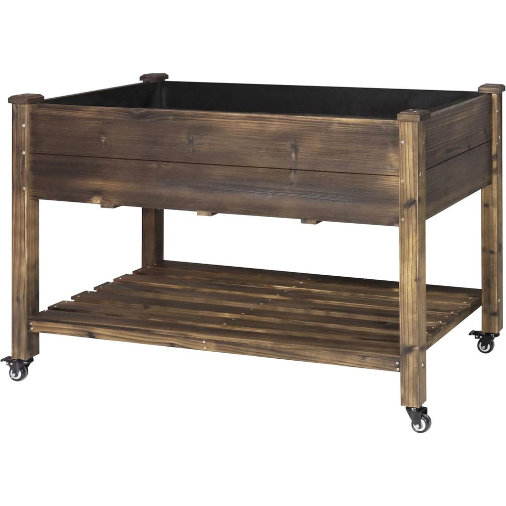 Büyük 48x24x33 inç Tekerlekli  - Raised Garden Bed incelemesi ve fiyatı