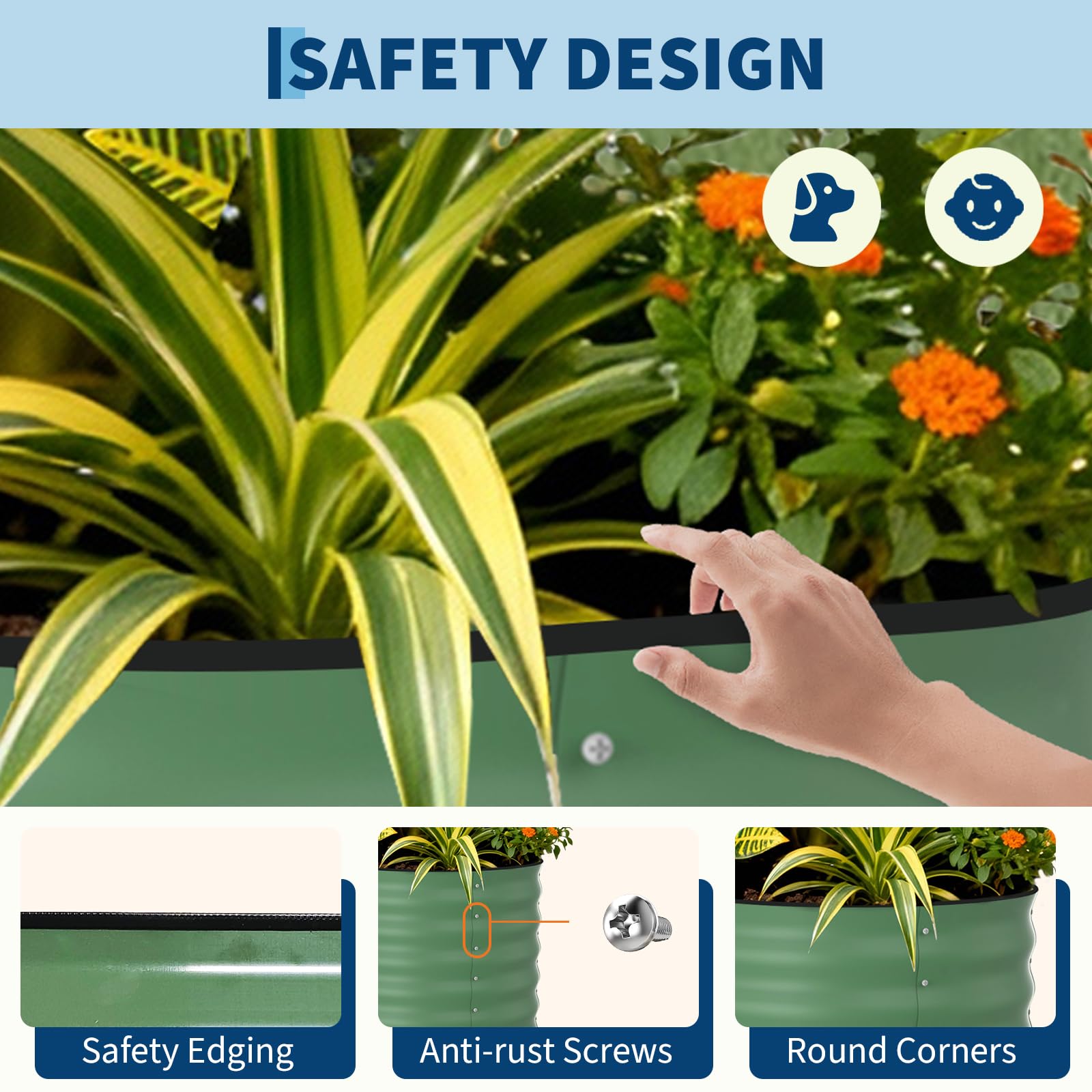 8x4x1,5 ft Galvanizli Yükselti - Raised Garden Bed incelemesi ve fiyatı
