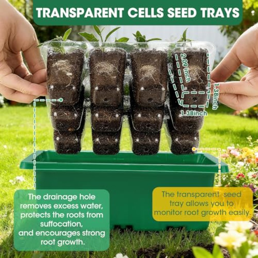 5'li Paket Nem Kubbeli Tohum B - Seed Starter Tray incelemesi ve fiyatı
